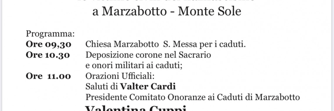 Marzabotto 2020